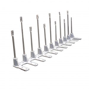 Post and Wire Strip white